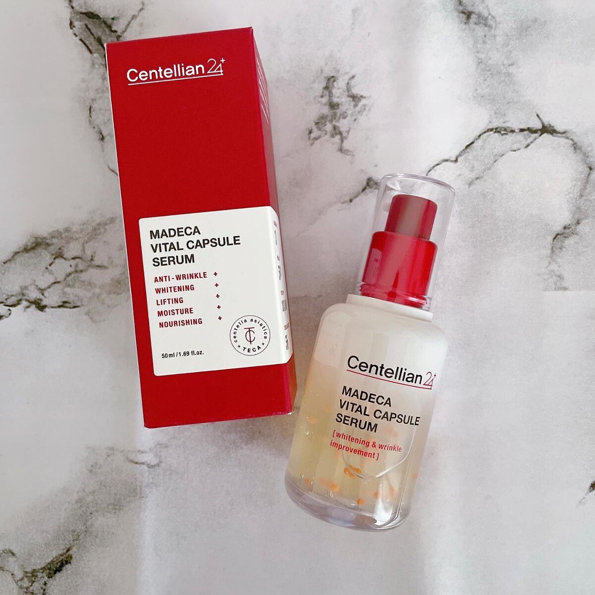 マデカバイタルカプセルセラム/センテリアン24/美容液を使ったクチコミ（1枚目）