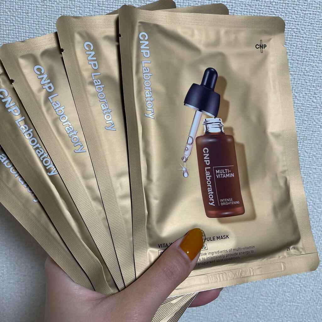 ビタホワイトニングアンプルマスク/CNP Laboratory/シートマスク・パックを使ったクチコミ(1枚目)