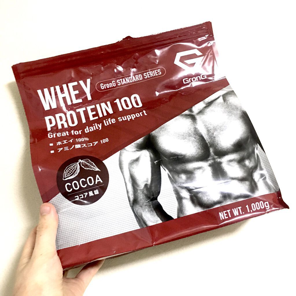 ホエイプロテイン100/GronG/ホエイプロテインを使ったクチコミ（2枚目）