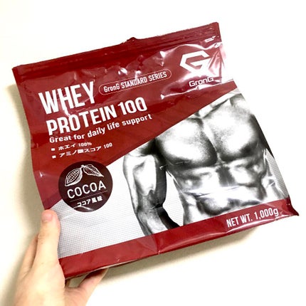 ホエイプロテイン100/GronG/ホエイプロテインを使ったクチコミ(2枚目)