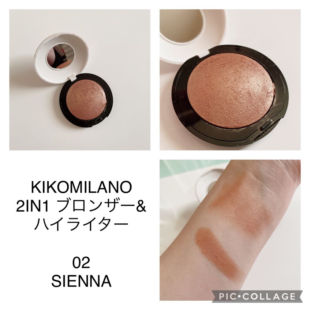 2in1 bronzer & highlighter/KIKO/ハイライトを使ったクチコミ（1枚目）