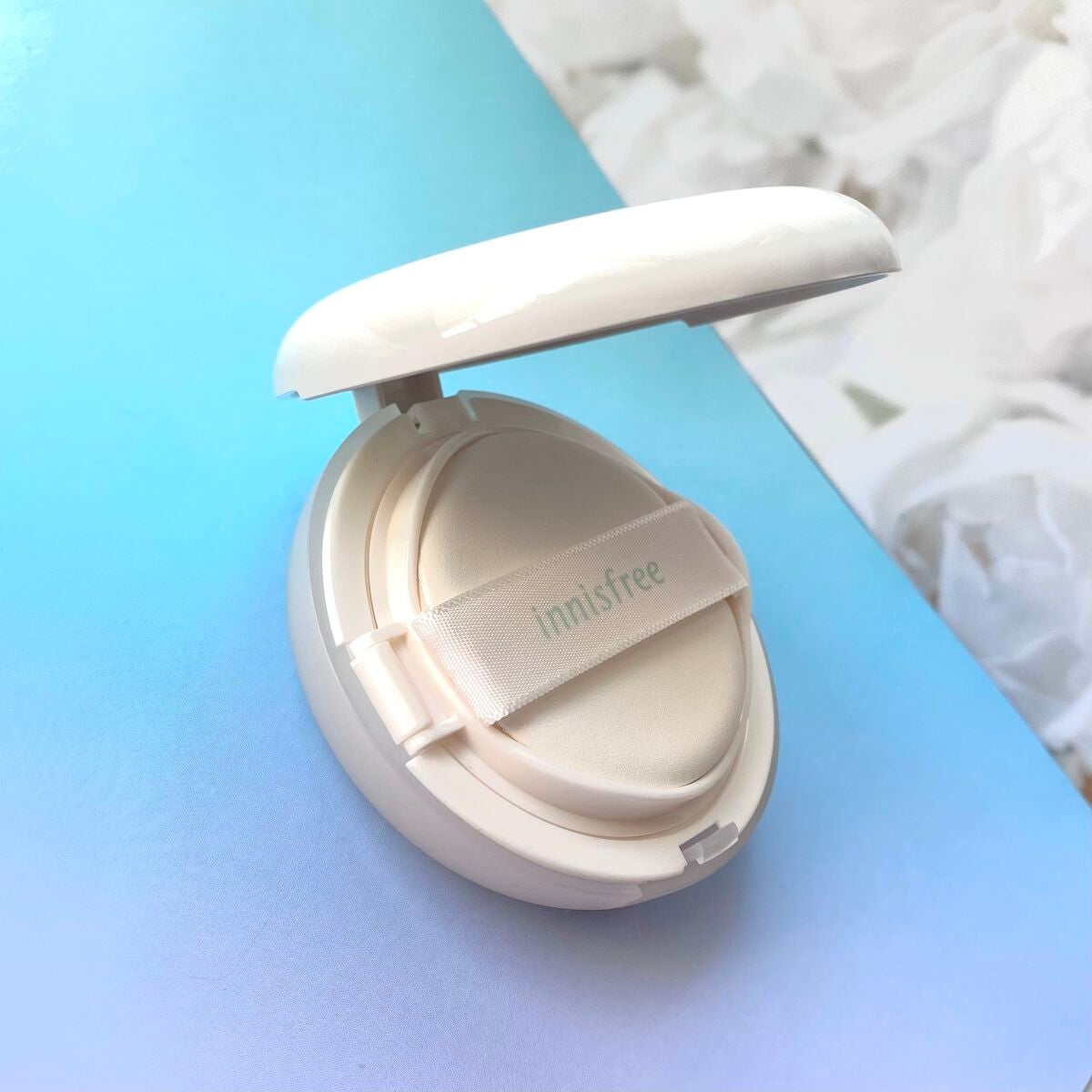 ノーセバム サンクッション/innisfree/日焼け止め・UVケアを使ったクチコミ(3枚目)