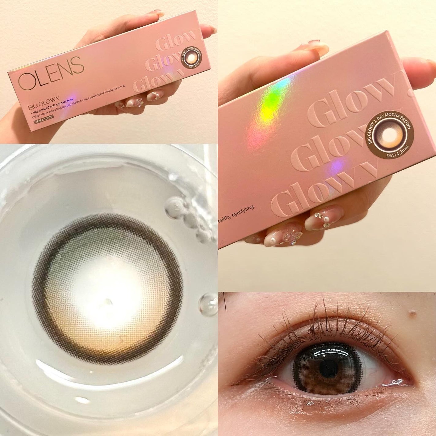 Big Glowy 1day/OLENS/ワンデー(1DAY)カラコンを使ったクチコミ(2枚目)