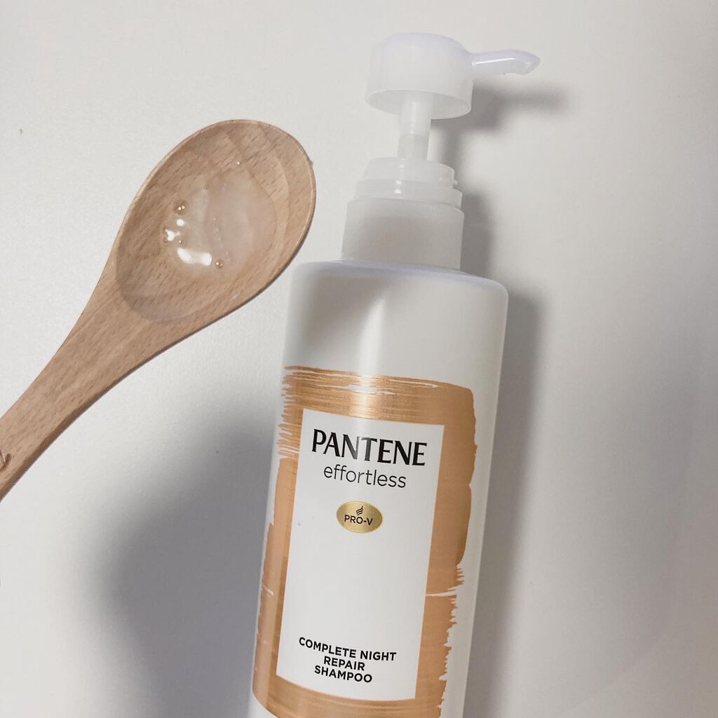 パンテーン エフォートレス コンプリートナイト リペアー シャンプー/トリートメント/パンテーン/市販シャンプーを使ったクチコミ(2枚目)
