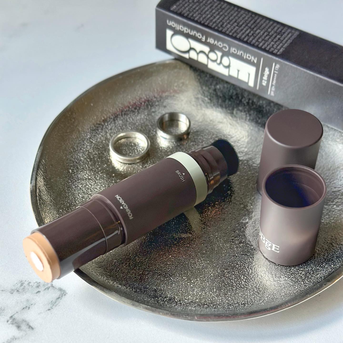 オブジェ ナチュラルカバーファンデーション SPF50+ PA++++/オブジェ/その他ファンデーションを使ったクチコミ（1枚目）