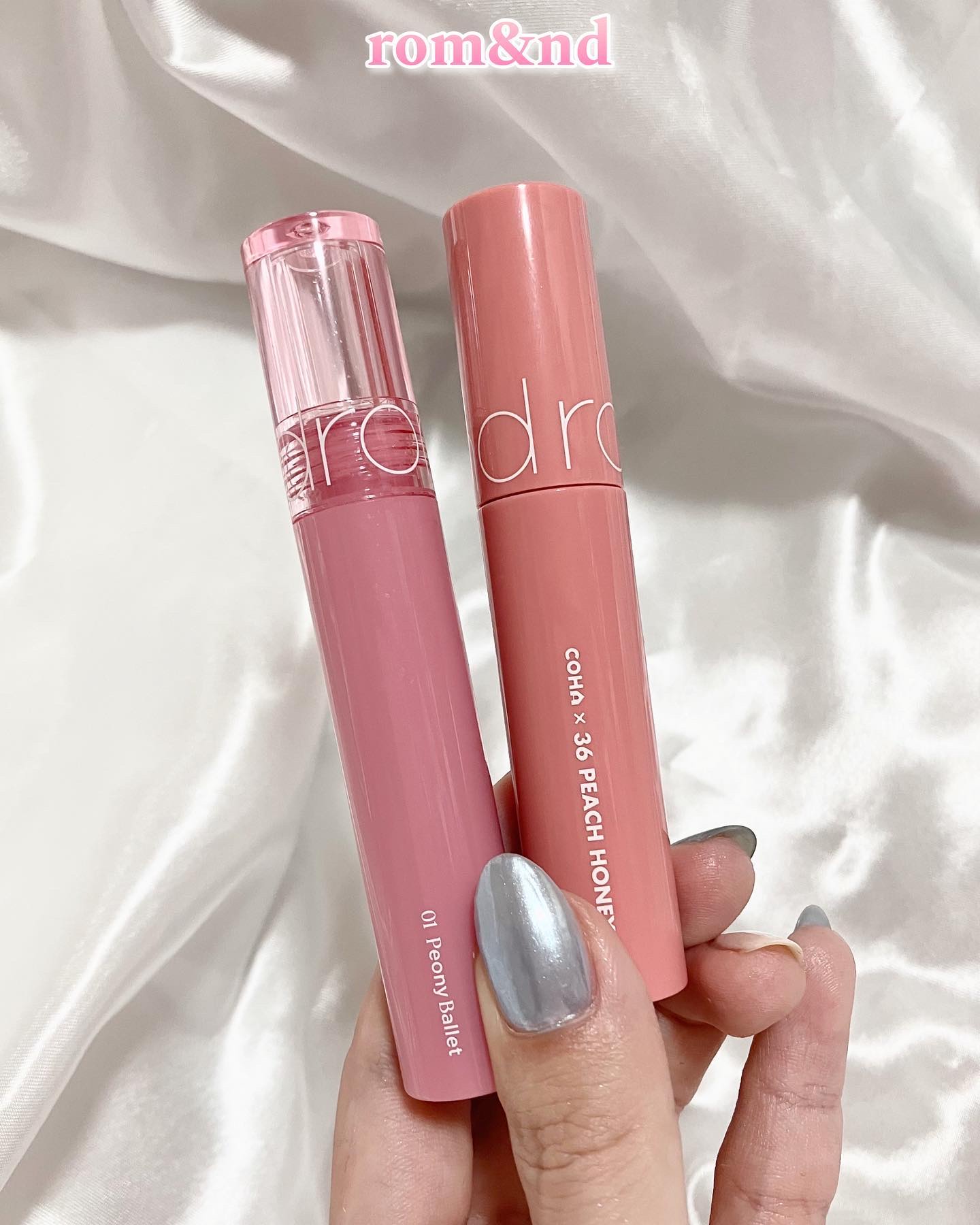 グラスティングカラーグロス/rom&nd/リップグロスを使ったクチコミ（2枚目）