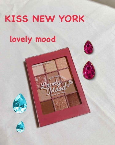 ディアダイアリー・ラブリームード/KISS NEW YORK/アイシャドウパレットを使ったクチコミ（1枚目）