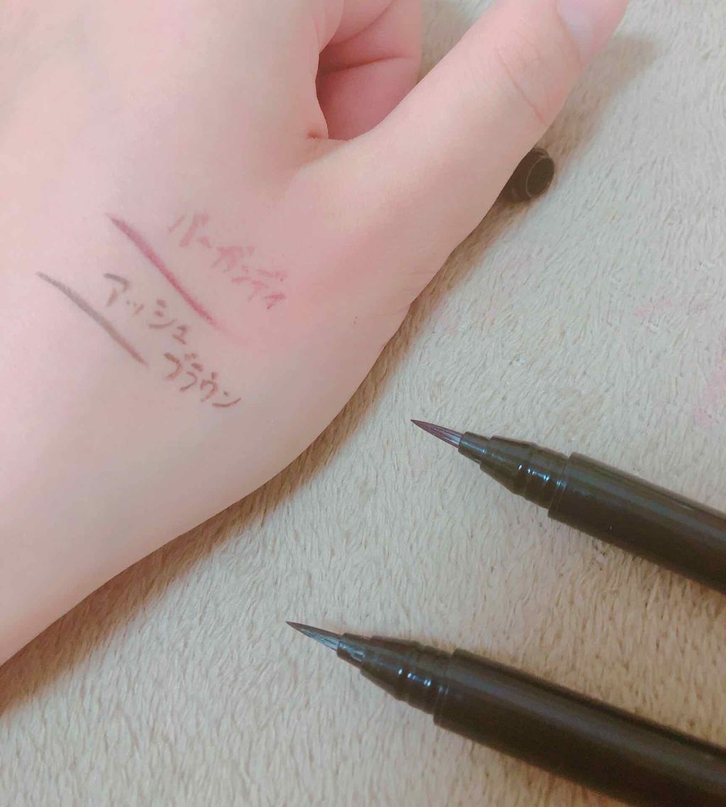 NOR.(ノール) AIRFIT LINER バーガンディ/NOR./リキッドアイライナーを使ったクチコミ（2枚目）