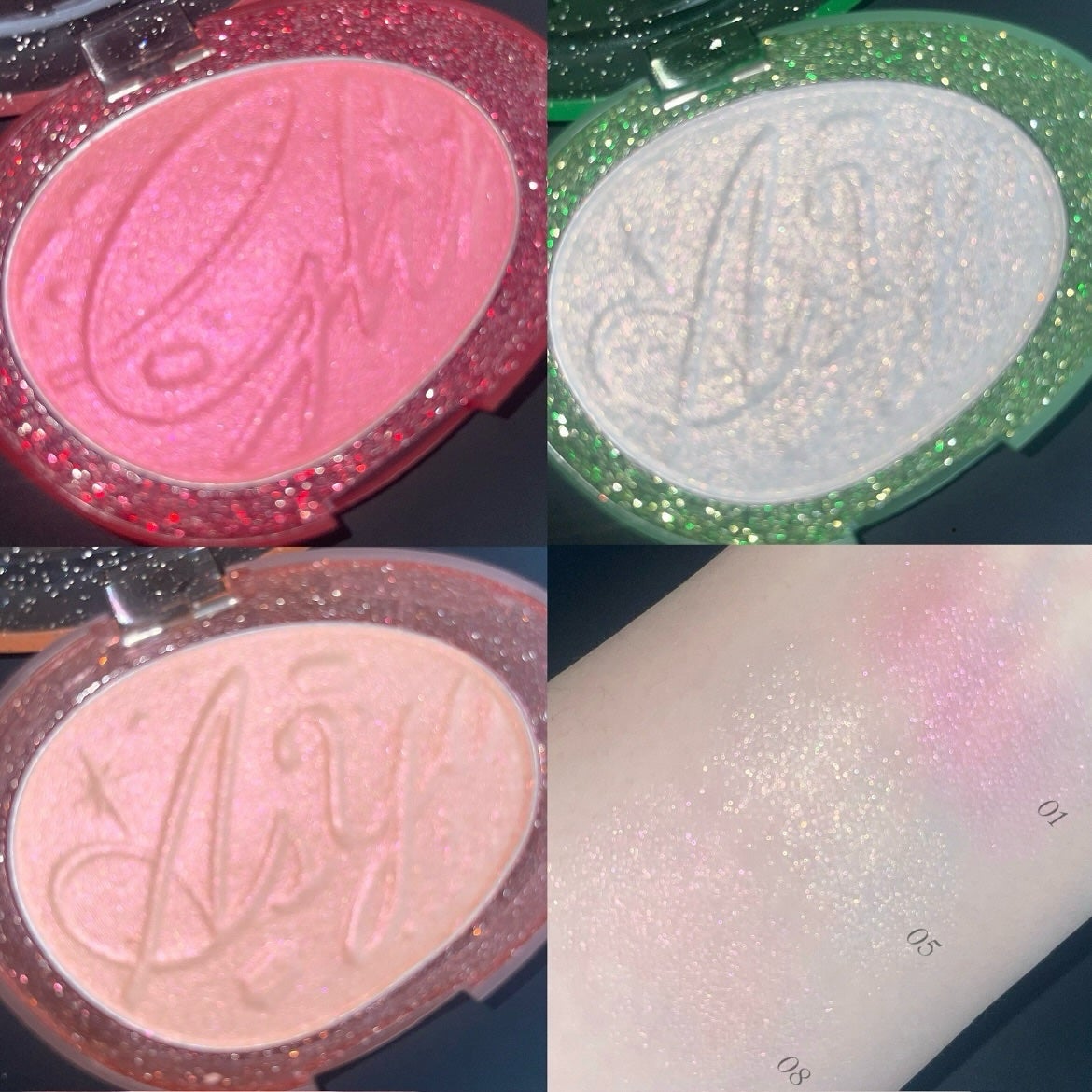 フィー グリッツストーンハイライター/fwee/パウダーハイライトを使ったクチコミ(1枚目)