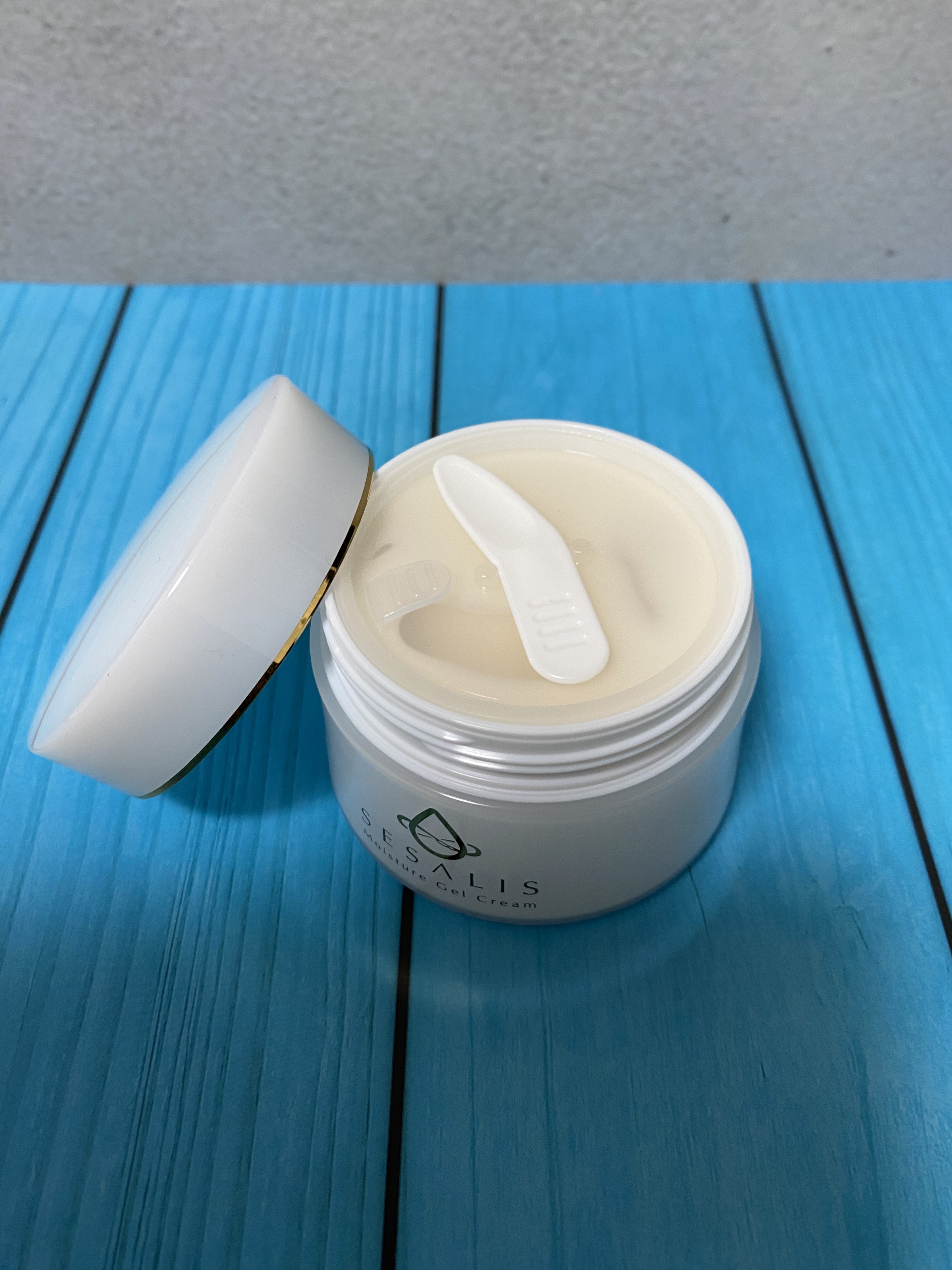 モイスチャージェルクリーム/SESALIS/フェイスクリームを使ったクチコミ（2枚目）