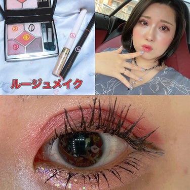 ルージュメイク💄❤️
⁡
使用したもの🌈
Dior サンククルールクチュール879
シピシピ グリッターイルミネーションライナー03
uzu アイオープニングライナー
ブラウンブラック
⁡
①と②をアイ