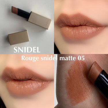 

SNIDEL BEAUTY
ルージュスナイデルマット
05 Handsome Lady


気になってたSNIDELのコスメ！
コスメキッチンみてたらあったので
初めて購入してみました！

カラーが