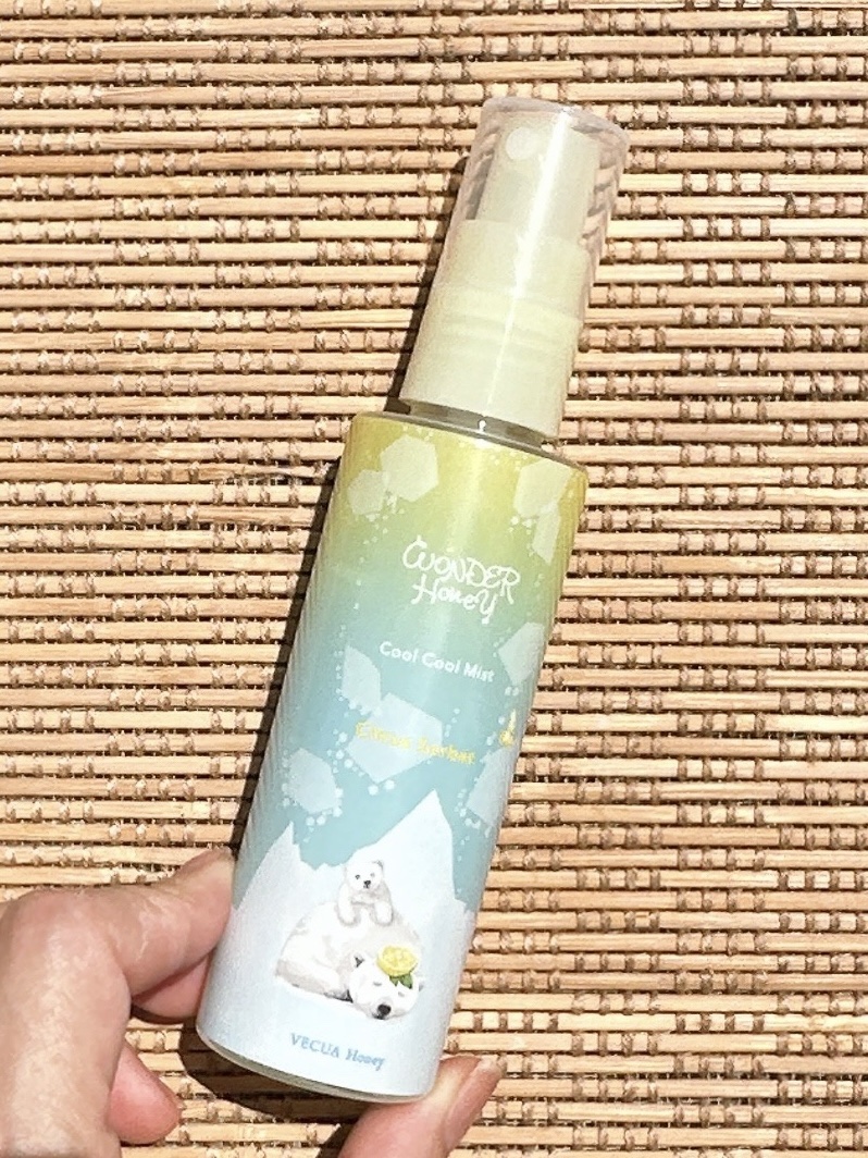 ワンダーハニー 爽快クールクールミスト シトラスソルベ/VECUA Honey/ボディローションを使ったクチコミ（2枚目）