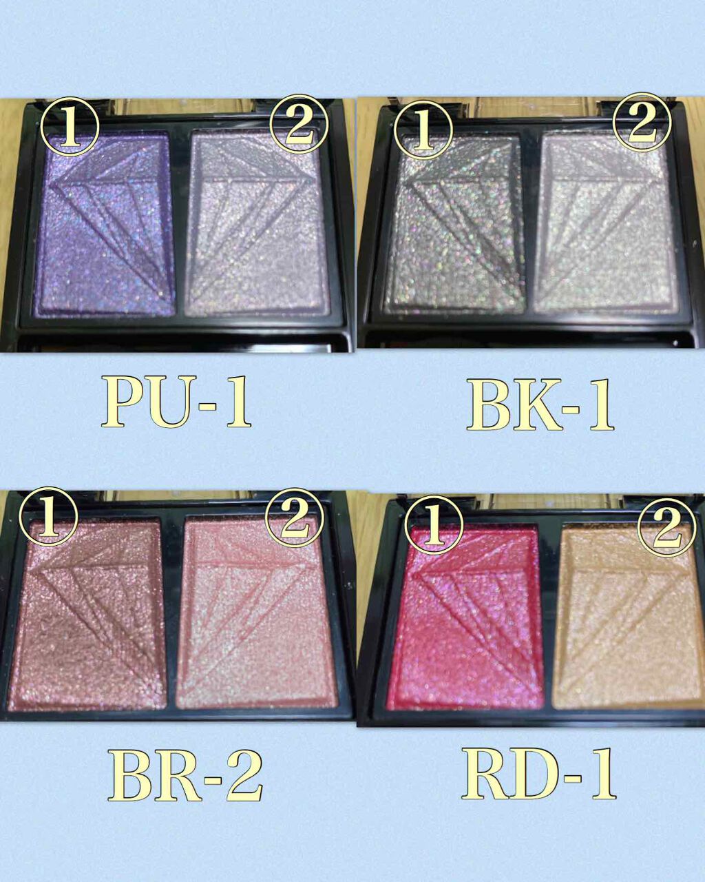 クラッシュダイヤモンドアイズ/KATE/アイシャドウパレットを使ったクチコミ(2枚目)