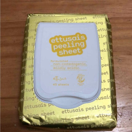 ふきとりピーリングシートN/ettusais/ピーリングを使ったクチコミ(1枚目)