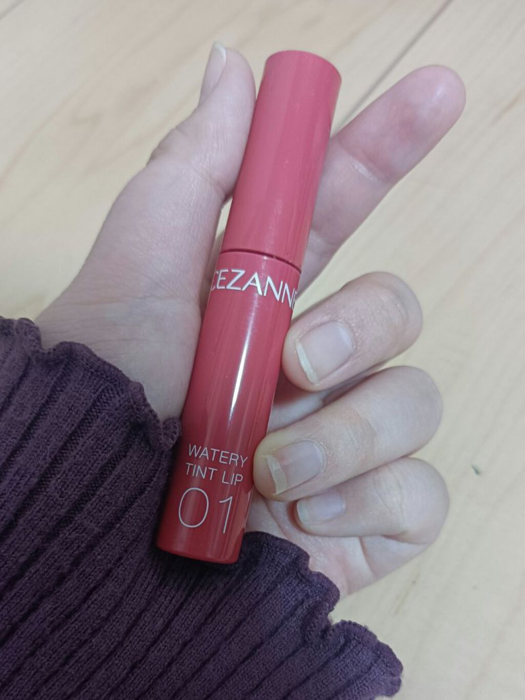 ウォータリーティントリップ/CEZANNE/リップティントを使ったクチコミ（1枚目）