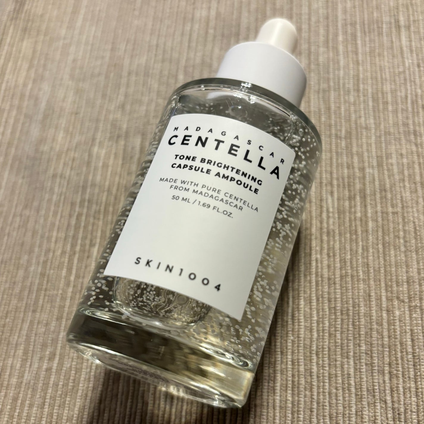 トーンブライトニング カプセルアンプル/SKIN1004/美容液を使ったクチコミ(1枚目)