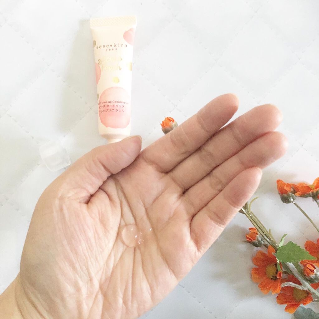 ピーチメーキャップクレンジングジェル/sesekira/クレンジングジェルを使ったクチコミ(2枚目)