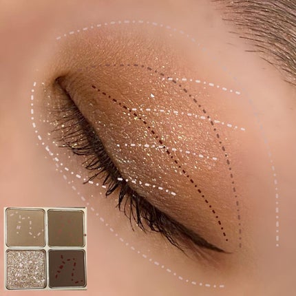 ベターザンアイズ/rom&nd/アイシャドウパレットを使ったクチコミ(8枚目)