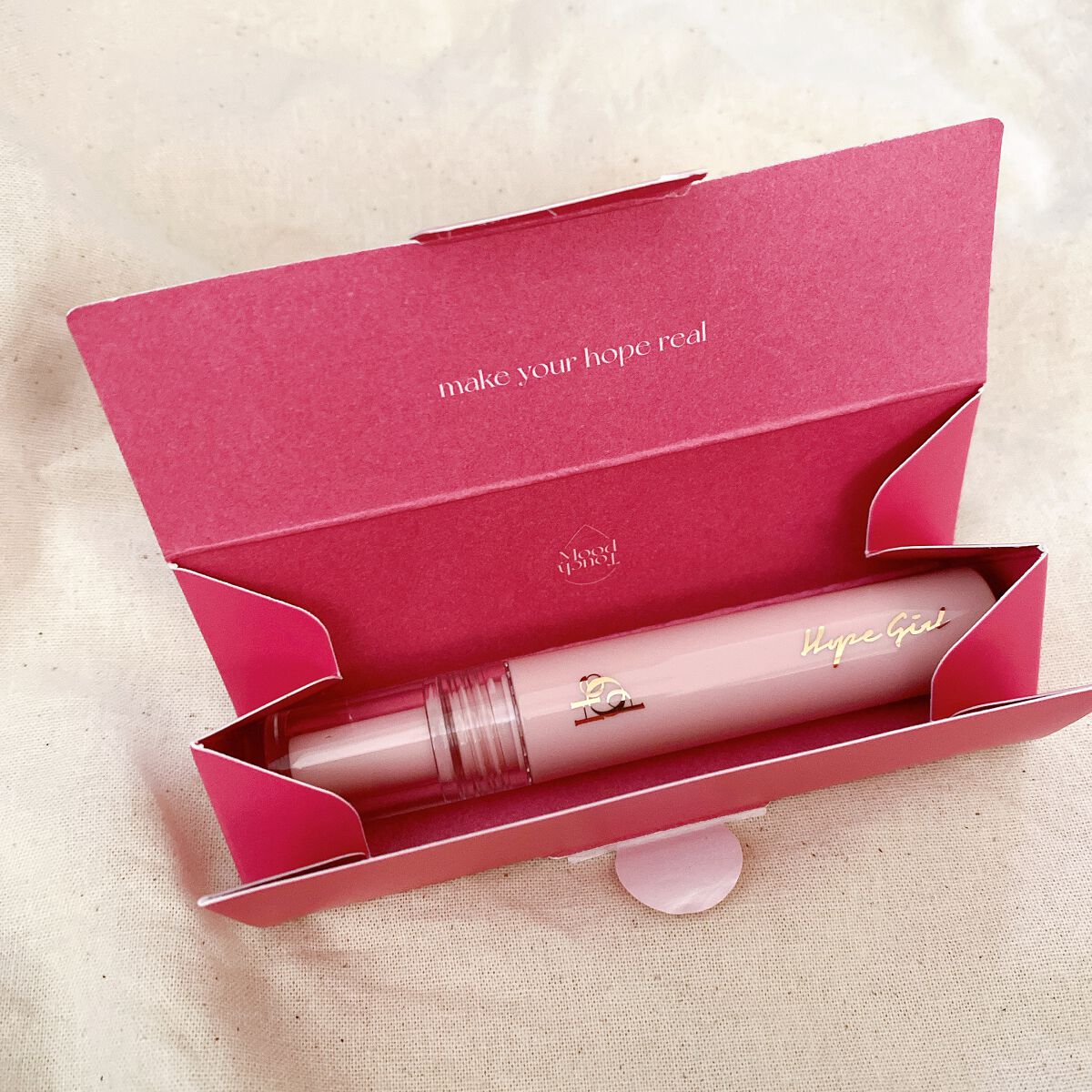 ムードアンドタッチラスターティント/Hope Girl/リップティントを使ったクチコミ(2枚目)