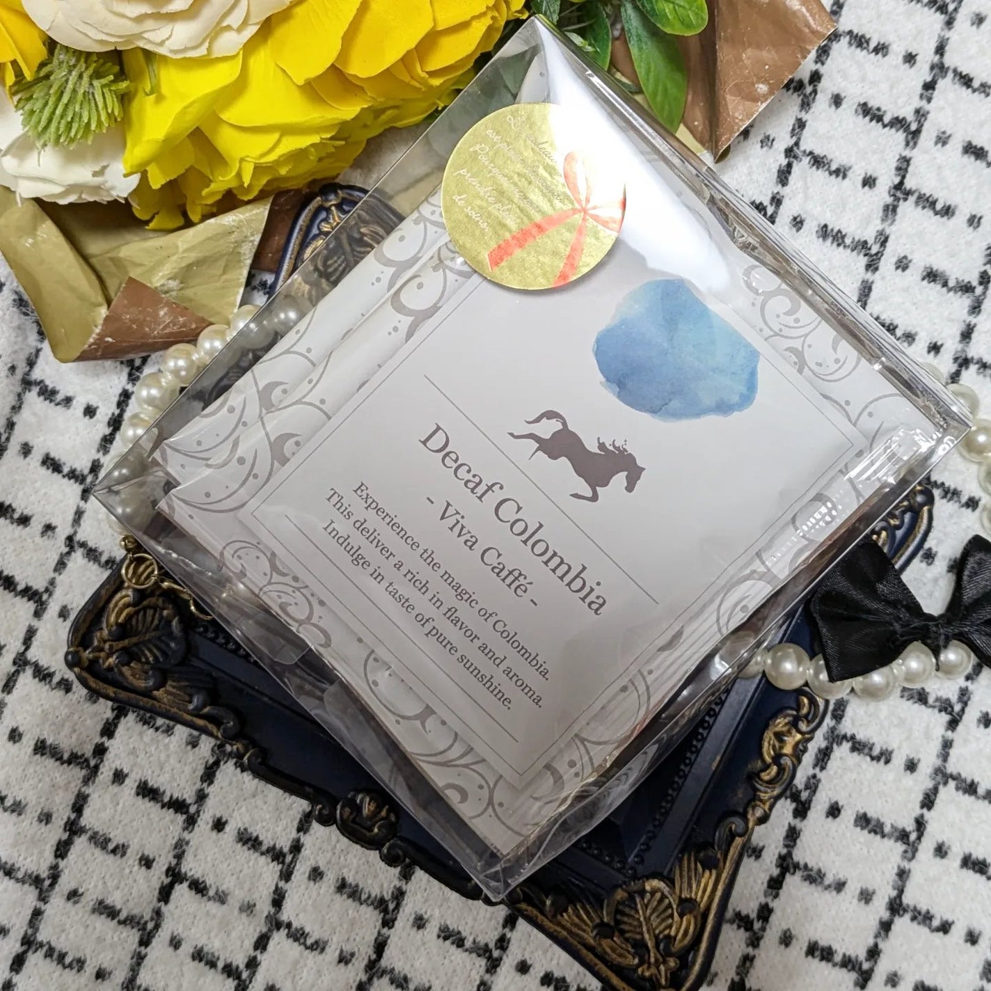 真紅 on LIPS 「デカフェコーヒーvivacaffecolombiaギフトBOX..」(2枚目)