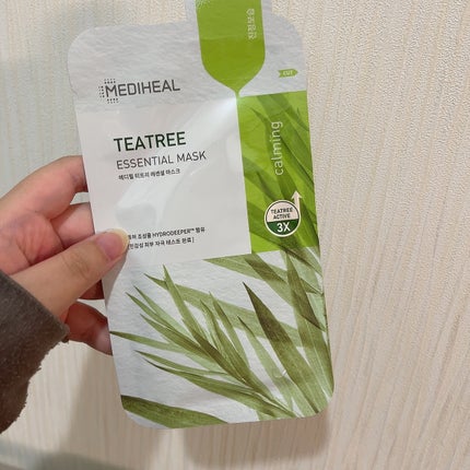 ティーツリー エッセンシャルマスクカーミングモイスチャー/MEDIHEAL/シートマスク・パックを使ったクチコミ(1枚目)
