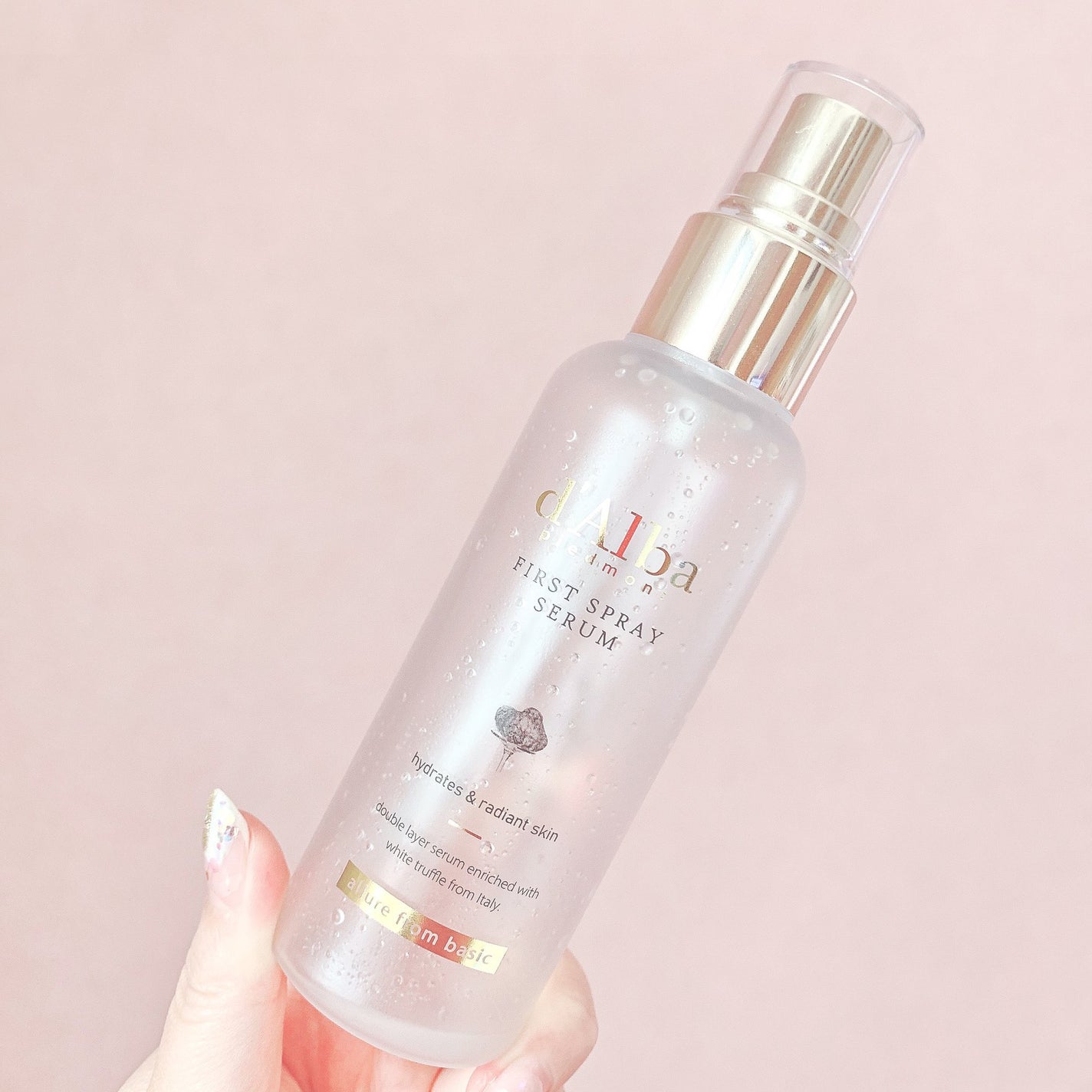 ダルバ ホワイトトリュフファーストスプレーセラム/ダルバ/ミスト状化粧水を使ったクチコミ(1枚目)