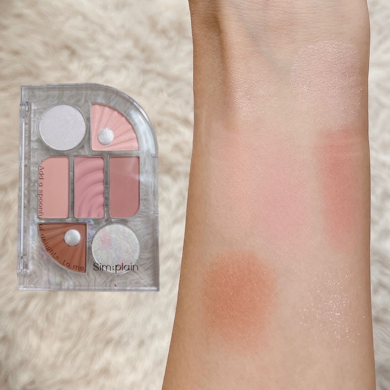 シンプレイン アイパレット/Sim;plain/アイシャドウパレットを使ったクチコミ(3枚目)