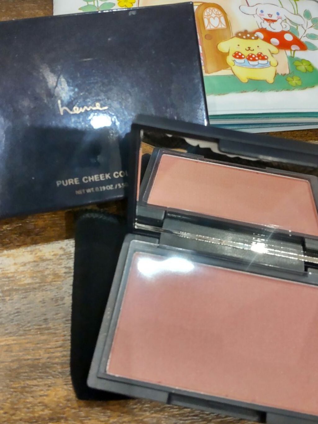 ピュア チーク カラー/heme/パウダーチークを使ったクチコミ(2枚目)