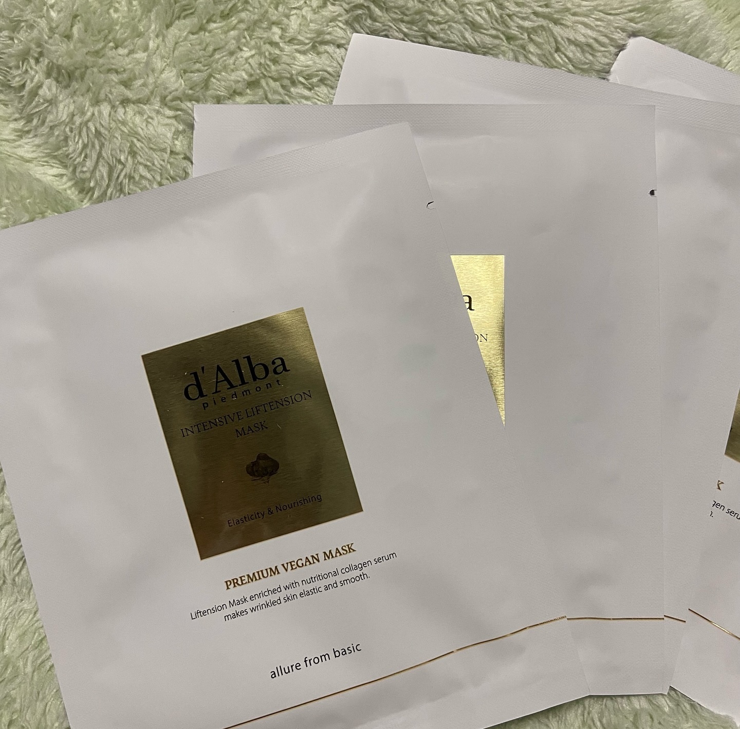 ホワイトトリュフナリシングトリートメントマスク/ダルバ/シートマスク・パックを使ったクチコミ（3枚目）