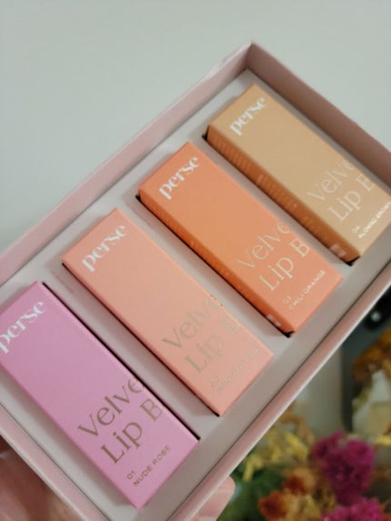 ベルベットフィックスリップバーム/perse/リップバームを使ったクチコミ(2枚目)