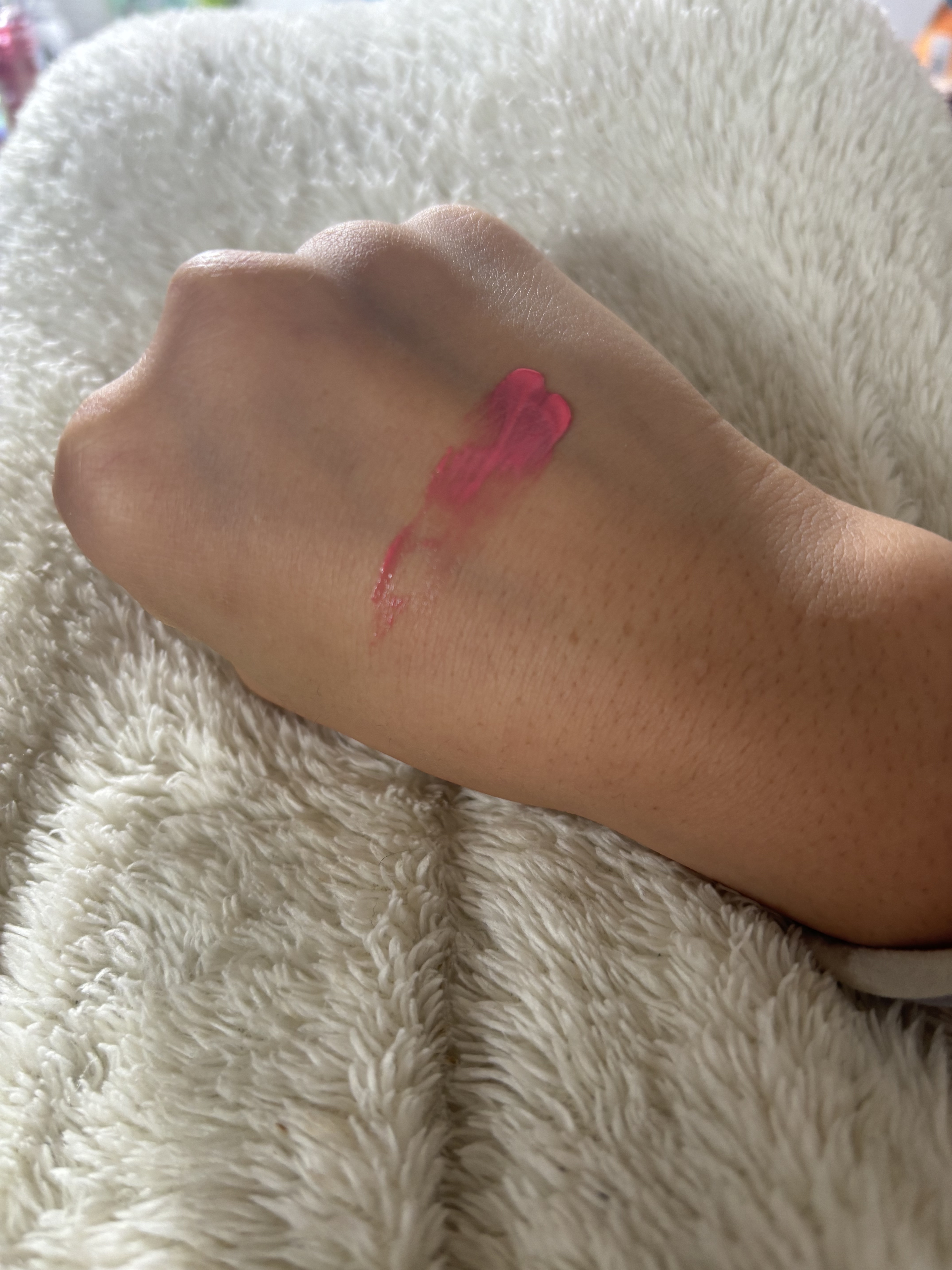 べべティント 01 モモラブ/AMUSE/リップティントを使ったクチコミ（2枚目）