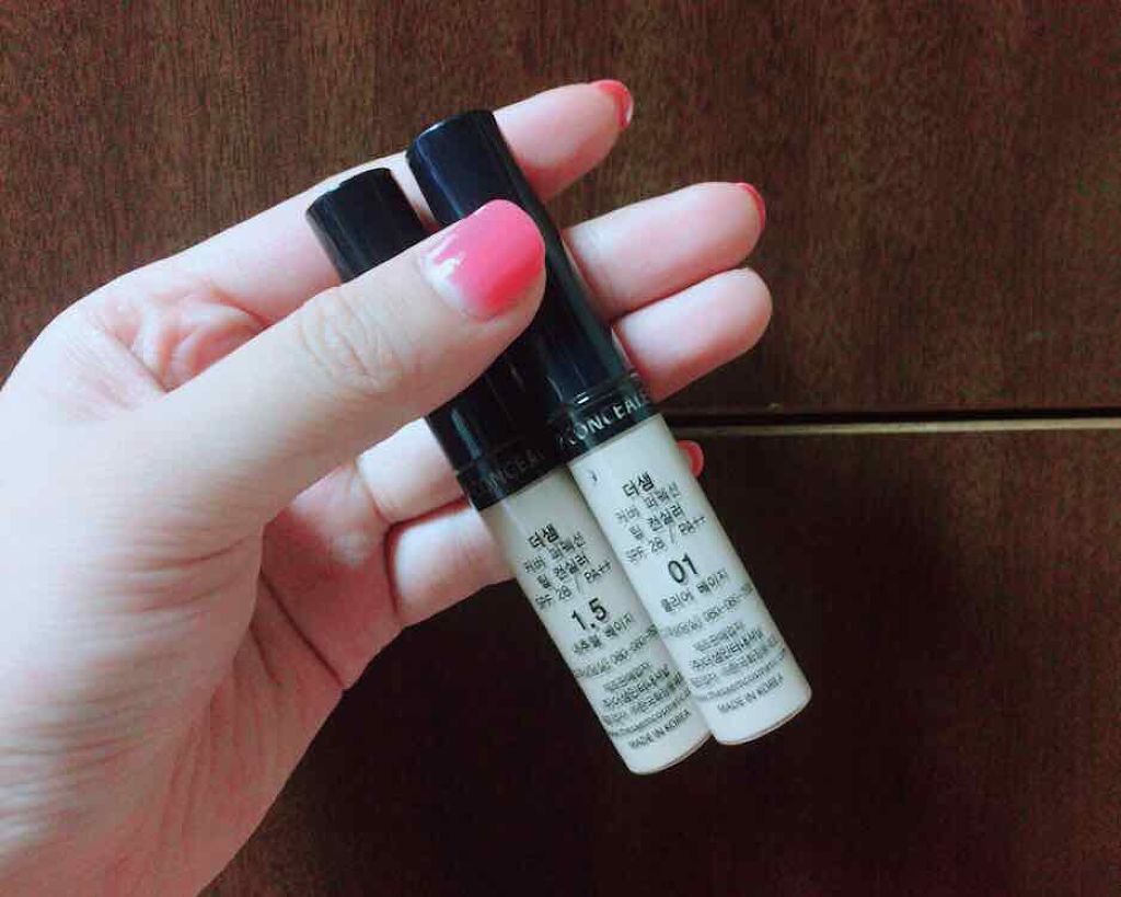 カバーパーフェクション チップコンシーラー/the SAEM/リキッドコンシーラーを使ったクチコミ（2枚目）