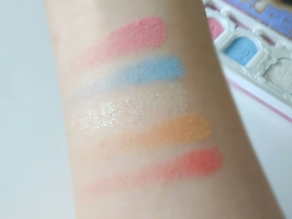 ユニコーンシリーズ アイシャドウパレット/FlowerKnows/アイシャドウパレットを使ったクチコミ(5枚目)