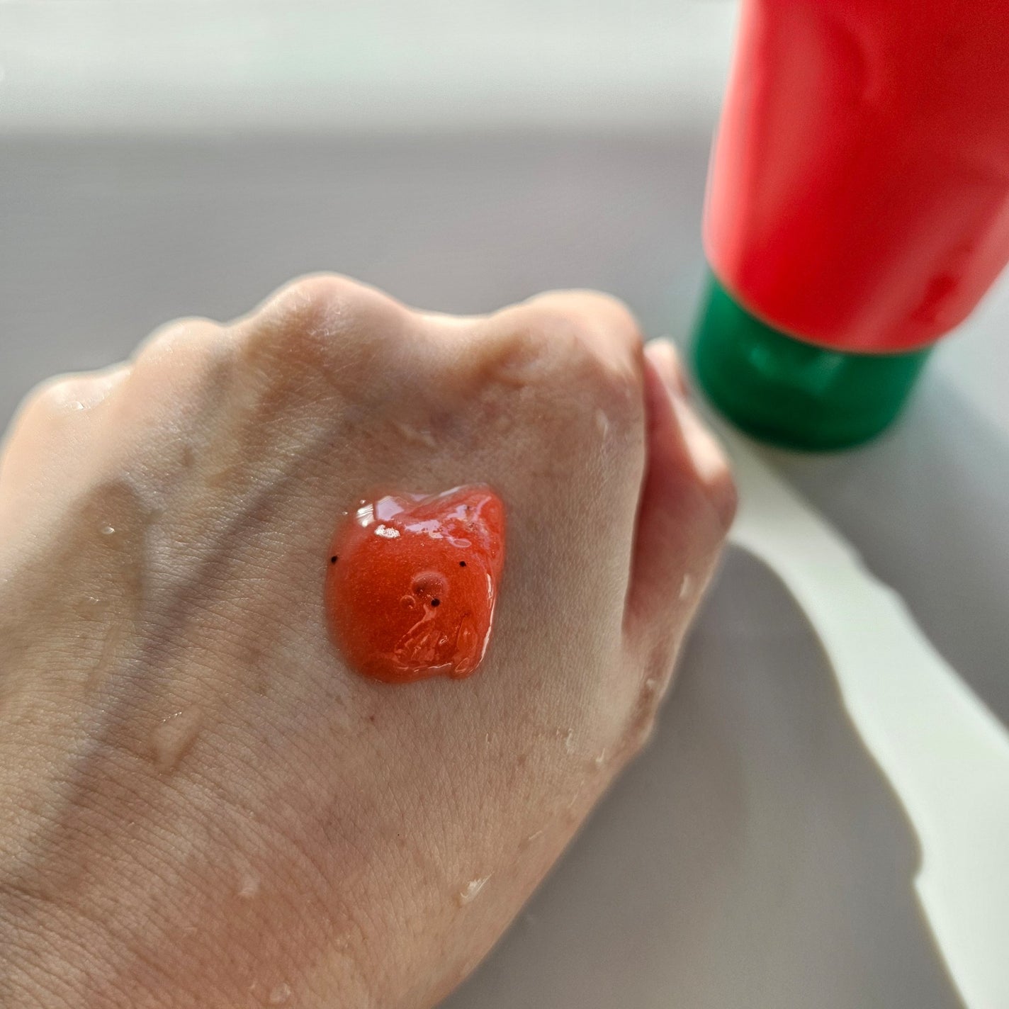 meshimase ゴマージュシュガー スイカ/meshimase/スクラブ・ゴマージュを使ったクチコミ(2枚目)