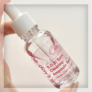 One-day's you S.O.S ヘルプミースポットクリアセラムのクチコミ「𓍯S.O.S! Spot Clearing Ampoule Serum⌇One-day's y.....」（2枚目）