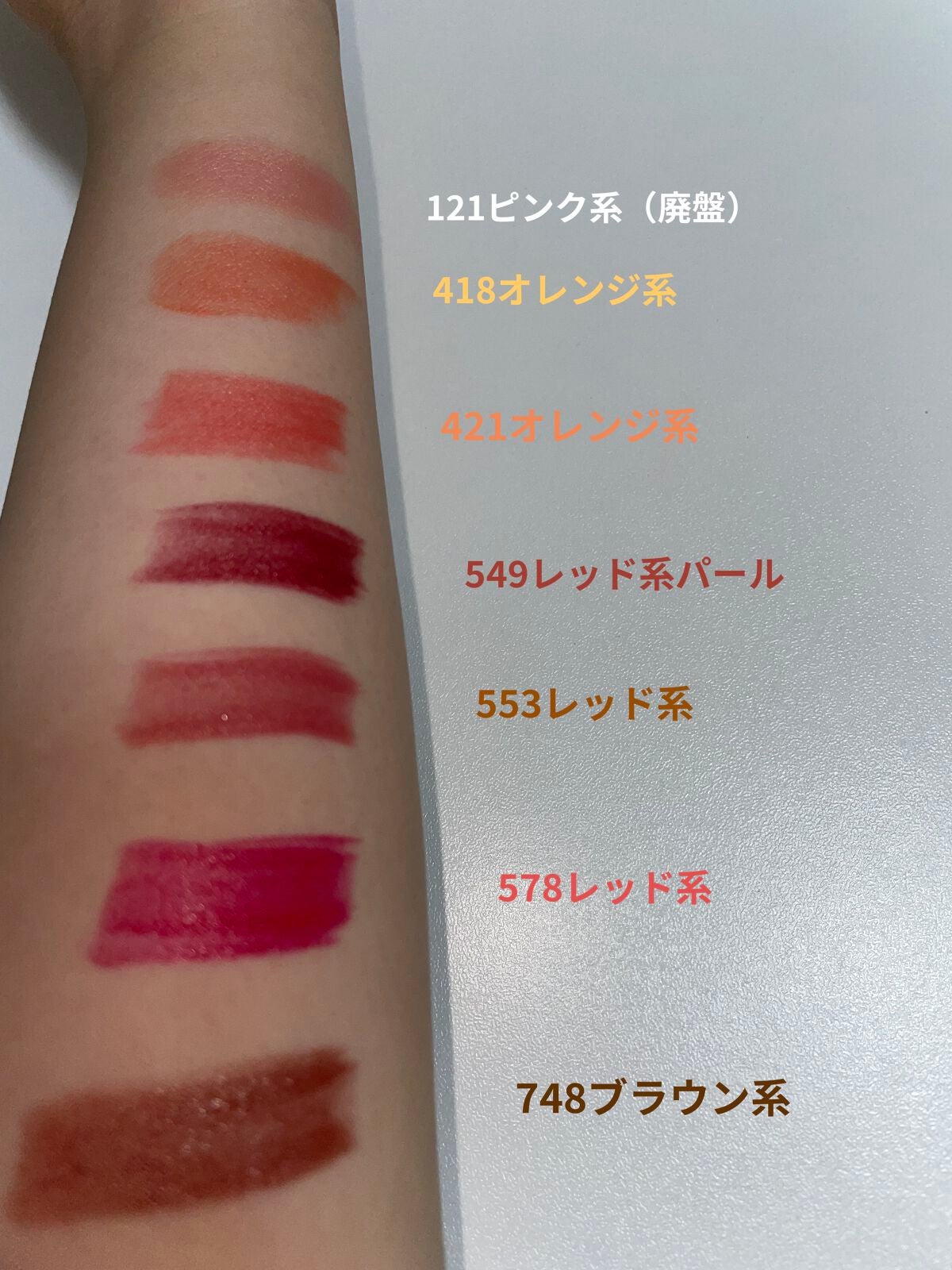 口紅(詰替用)/ちふれ/口紅を使ったクチコミ(3枚目)