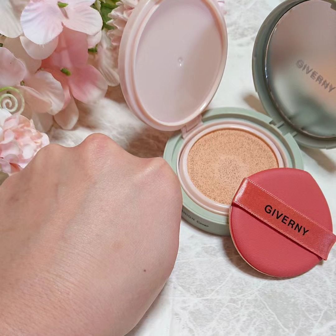 密着カバークッション/GIVERNY/クッションファンデーションを使ったクチコミ(6枚目)