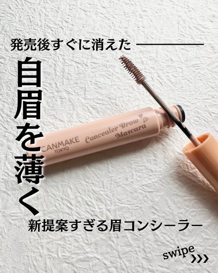コンシーラーブロウマスカラ/キャンメイク/その他アイブロウを使ったクチコミ(1枚目)