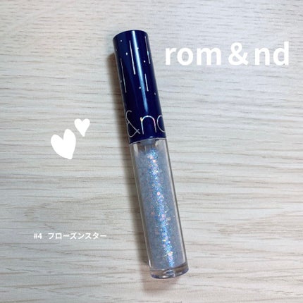 リキッド グリッター シャドウ/rom&nd/グリッターを使ったクチコミ(1枚目)
