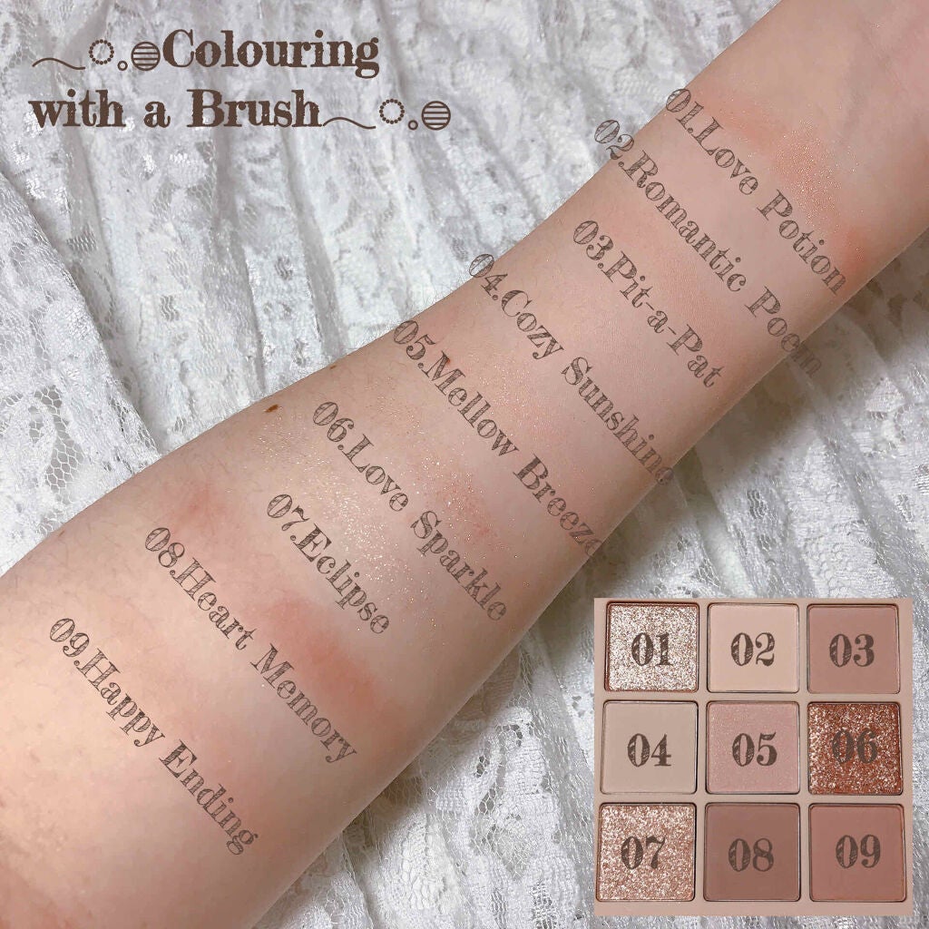 シャドウパレット/dasique/アイシャドウパレットを使ったクチコミ(6枚目)