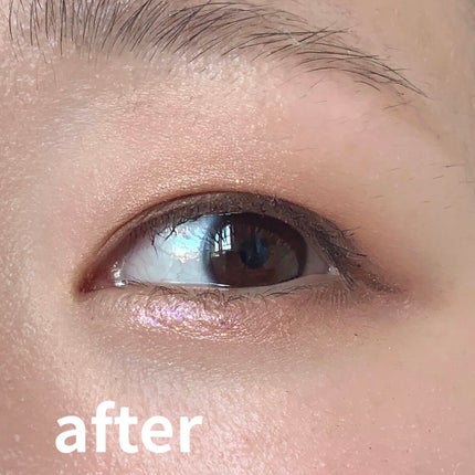 リキッド グリッター シャドウ/rom&nd/グリッターを使ったクチコミ(3枚目)