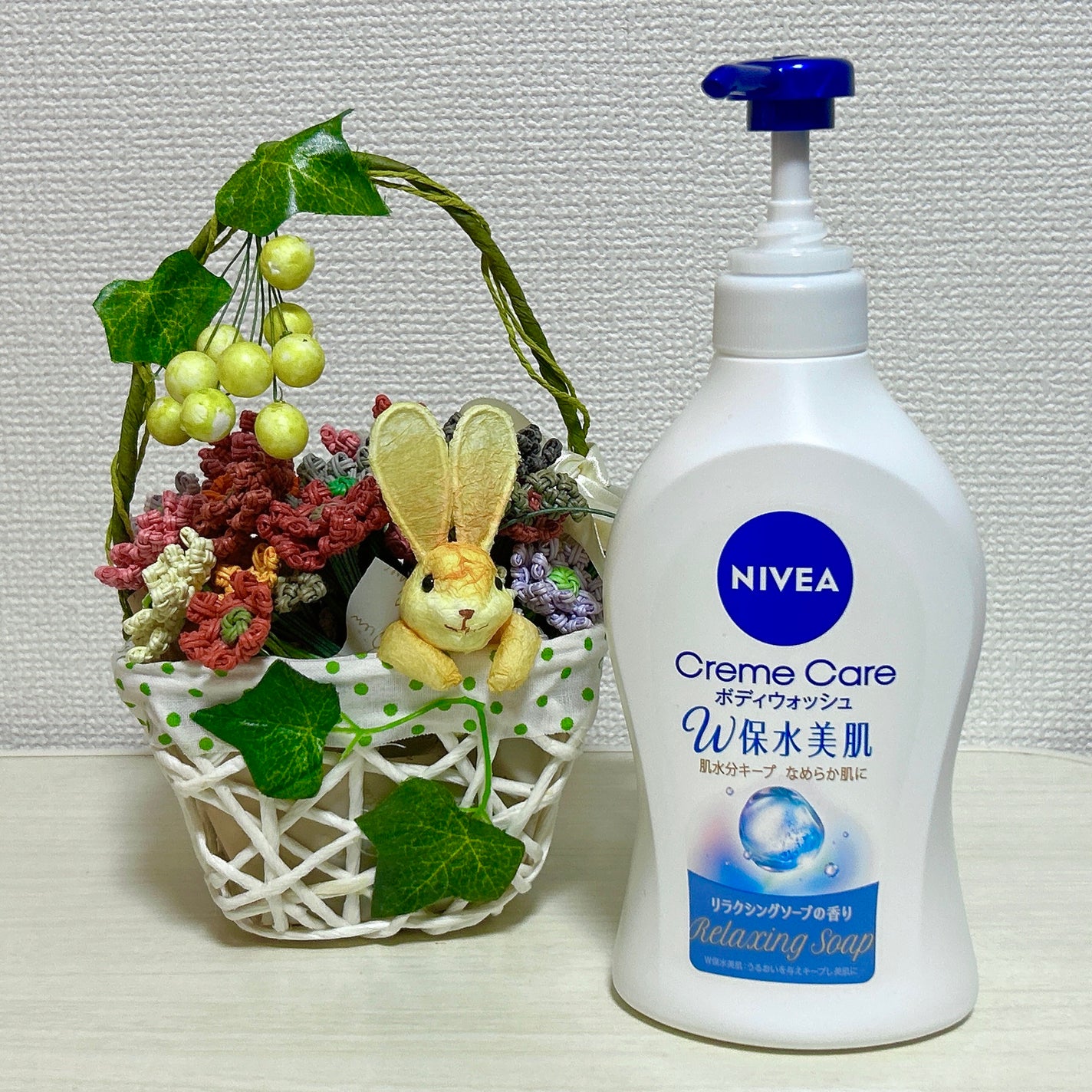 クリームケア ボディウォッシュ W保水美肌 リラクシングソープの香り/ニベア/ボディソープを使ったクチコミ(1枚目)