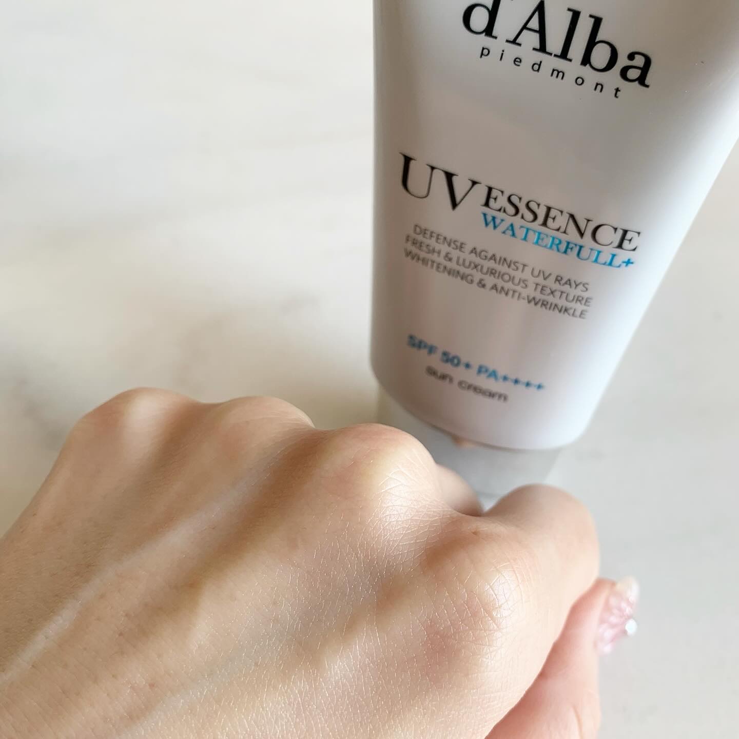 ダルバ ウォータフル エッセンス サンクリーム/ダルバ/日焼け止めクリームを使ったクチコミ（3枚目）