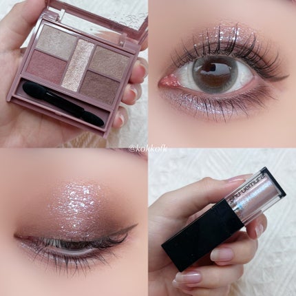 シグネチャーフィットアイブロウ 水越みさと監修セット ブルイッシュパープル(眉マスカラ) X モカバイオレット(眉パウダー)/ラブ・ライナー/メイクアップキットを使ったクチコミ(2枚目)