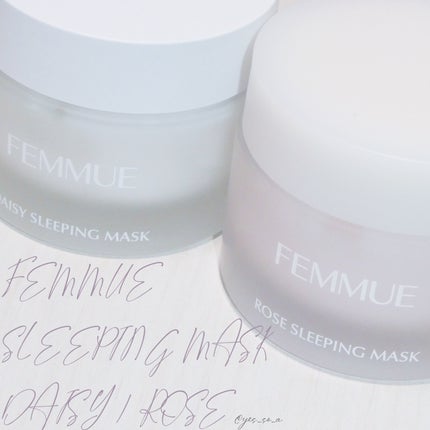 ローズウォーター スリーピングマスク/FEMMUE/フェイスクリームを使ったクチコミ(1枚目)