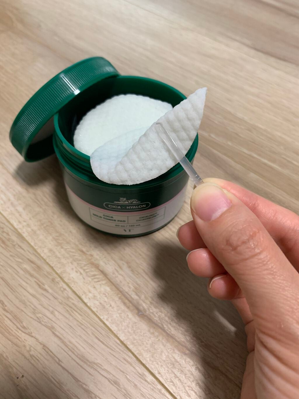 CICA マイルドトナーパッド/VT/トナーパッドを使ったクチコミ(2枚目)