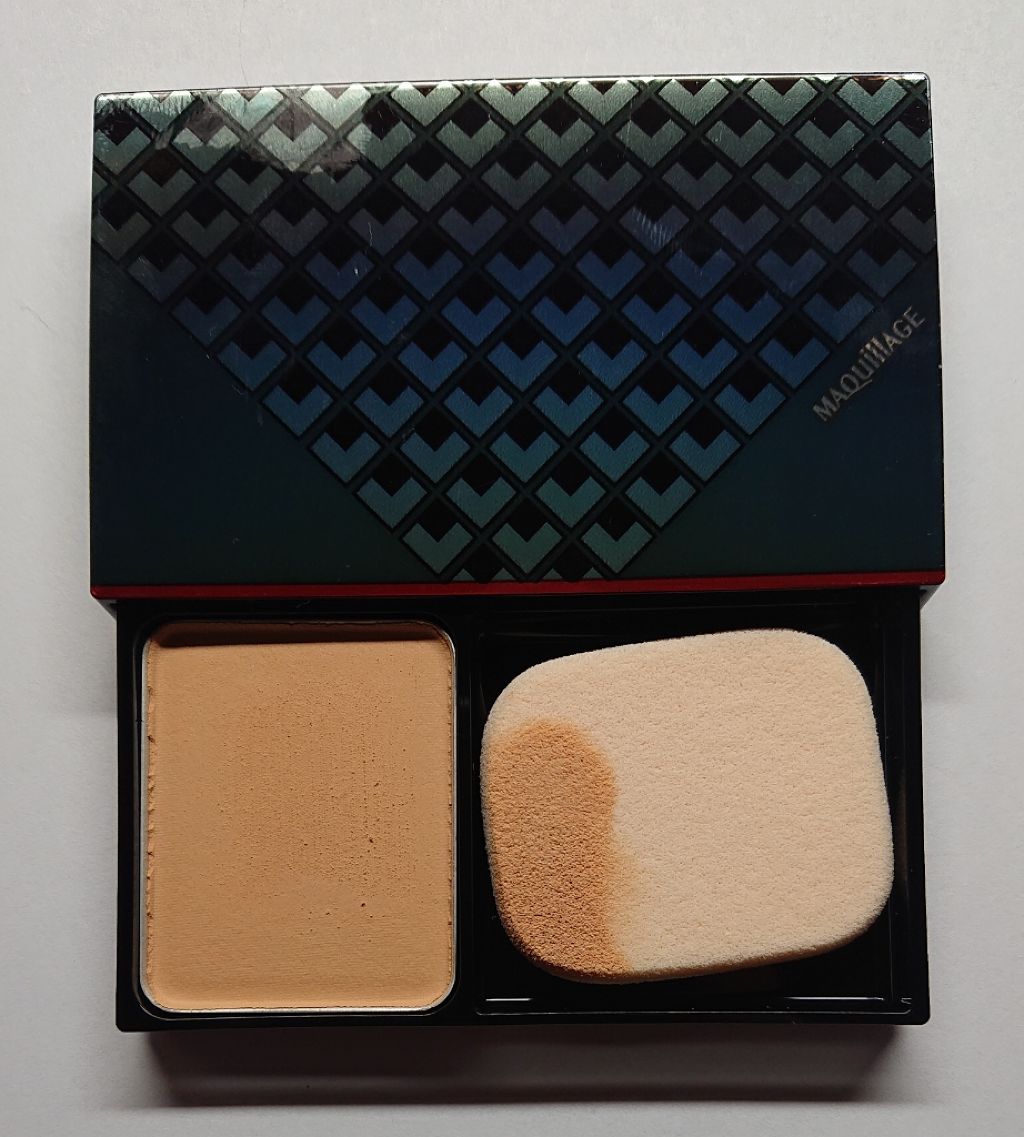 ドラマティックパウダリー UV ミニパクト オークル00/マキアージュ/パウダーファンデーションを使ったクチコミ（1枚目）