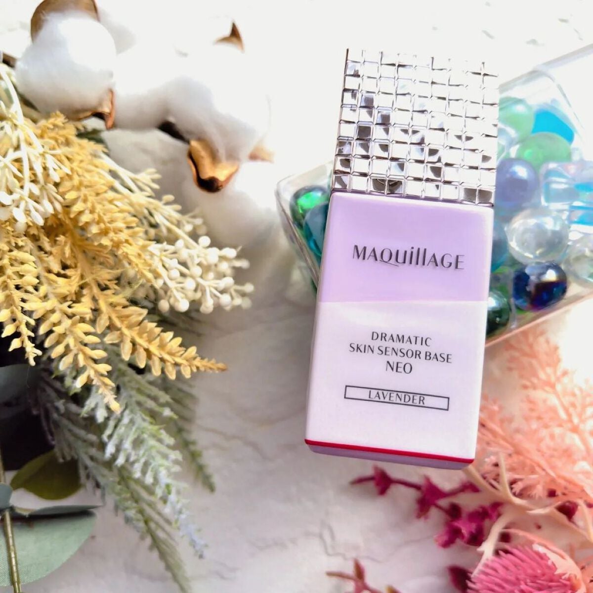 きゃな on LIPS 「マキアージュドラマティックスキンセンサーベースNEOのラベンダ..」(1枚目)