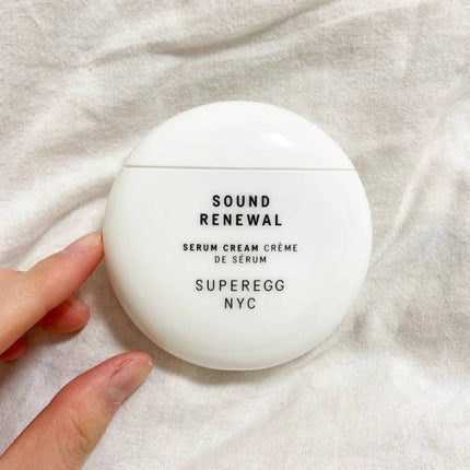 サウンド リニューアル セラムクリーム/SUPEREGG /フェイスクリームを使ったクチコミ(1枚目)
